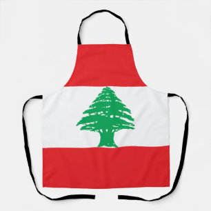 Libanon-Flagge Schürze