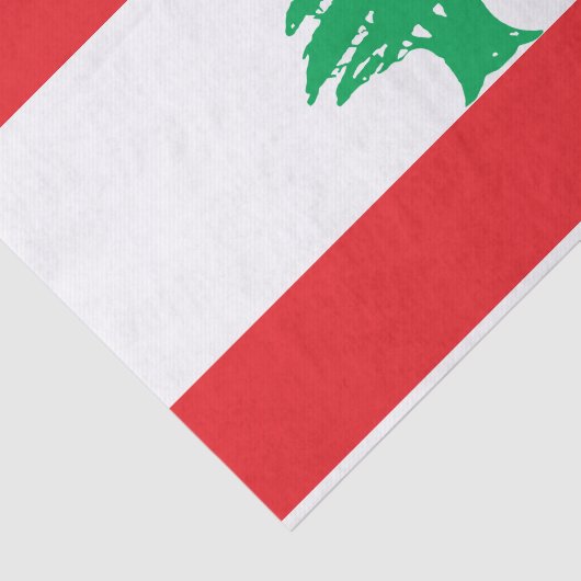Libanon-Flagge Seidenpapier (Ausschnitt)