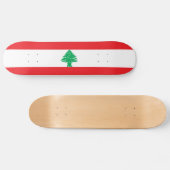 Libanon-Flagge Skateboard (Horizontal)