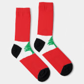Libanon-Flagge Socken (Rechts)