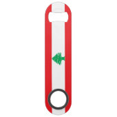 Libanon-Flagge Speed Flaschenöffner (Vorderseite)