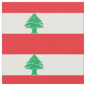 Libanon-Flagge Stoff (Nahaufnahme)
