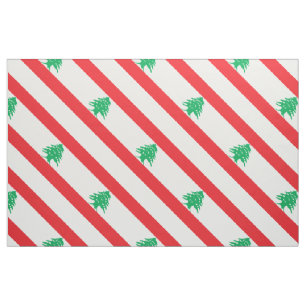 Libanon-Flagge Stoff