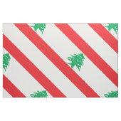 Libanon-Flagge Stoff (Fat Quarter (45,7 x 55,9 cm))