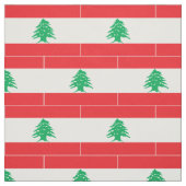Libanon-Flagge Stoff (Muster)