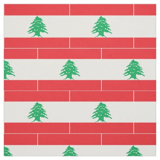 Libanon-Flagge Stoff (Muster)
