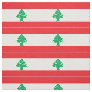 Libanon-Flagge Stoff