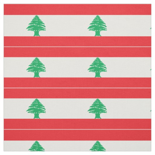 Libanon-Flagge Stoff (Muster)