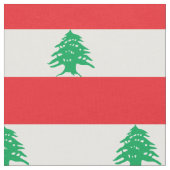 Libanon-Flagge Stoff (Nahaufnahme)