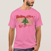 Libanon-Flagge T-Shirt (Vorderseite)