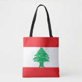 Libanon-Flagge Tasche (Vorderseite)