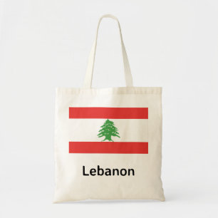 Libanon-Flagge Tragetasche