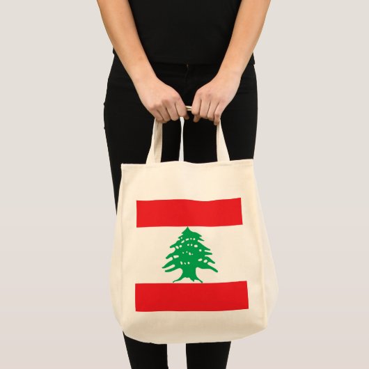 Libanon-Flagge Tragetasche (Vorderseite (Produkt))