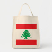 Libanon-Flagge Tragetasche (Vorne)