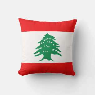 Libanon Flagge x Flaggenkissen Kissen