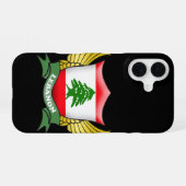 Libanon-Flaggen-Emblem iPhone 16 Hülle (Rückseite (Horizontal))