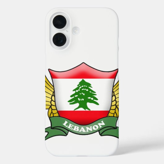 Libanon-Flaggenmarke Case-Mate iPhone Hülle (Rückseite)