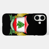 Libanon-Flaggenmarke Case-Mate iPhone Hülle (Rückseite (Horizontal))