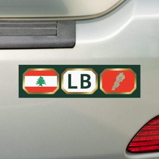 Libanon Flaggenplan-Autoaufkleber Autoaufkleber (Auf Auto)