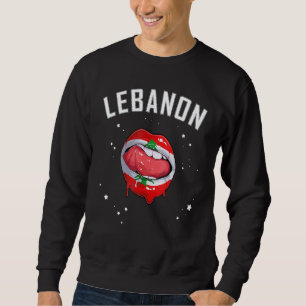 Libanon Fußball & Sport Team Libanesischer Fan Sweatshirt