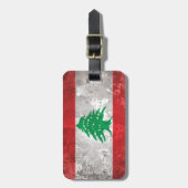 Libanon Gepäckanhänger (Vorderseite vertikal)