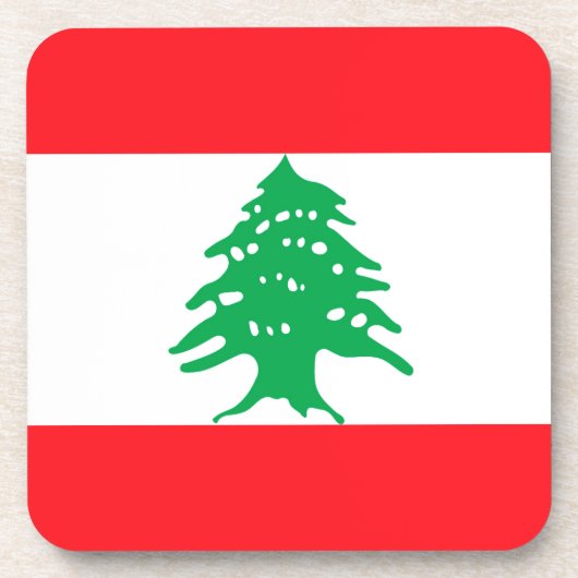 Libanon Getränkeuntersetzer (Vorderseite)