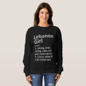 Libanon Girl Ky Kentucky Funny City Zuhause Roots Sweatshirt (Vorne ganz)