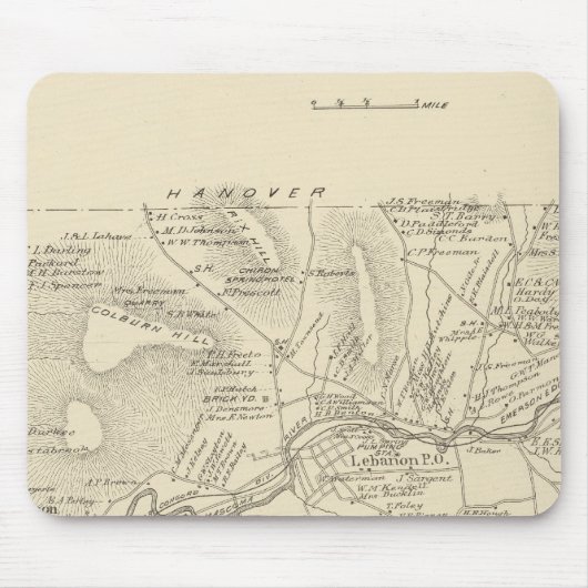 Libanon, Grafton Co Mousepad (Vorne)