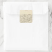 Libanon, Grafton Co Quadratischer Aufkleber (Tasche)