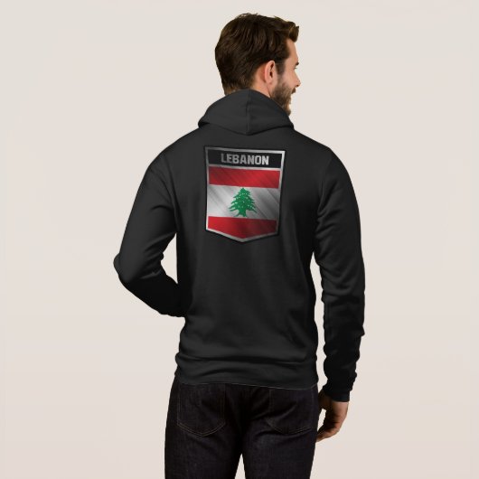 Libanon Hoodie (Schwarz voll)