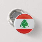 Libanon-Icon-Flagge Button (Vorne & Hinten)