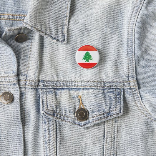 Libanon-Icon-Flagge Button (Beispiel)