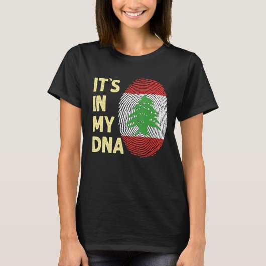 Libanon in meinem Libanon-Flaggenteam T-Shirt (Vorderseite)