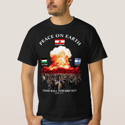 Libanon - Israel - Palästinensischer Krieg (Luke 2 T-Shirt (Vorderseite)