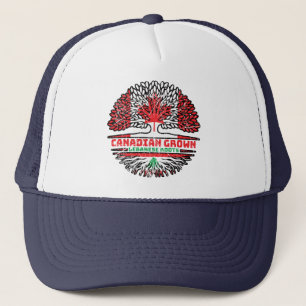 Libanon - Kanadische Tree-Flagge Truckerkappe