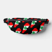 Libanon Karte mit Flaggen Bauchtasche (Ablage )