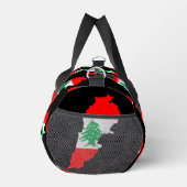 Libanon Karte mit Flaggen Duffle Bag (Rechts)