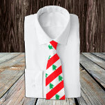 Libanon - Krawatte, libanesische Fahne, Wirtschaft Krawatte<br><div class="desc">Neck Tie: Patriotische libanesische Flag-Mode und libanesisches Business-Design - Liebe meines Landes,  Bürokleidung,  Reisen,  Nationalpatrioten / Sportfans</div>