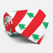 Libanon - Krawatte, libanesische Fahne, Wirtschaft Krawatte (Gerollt)