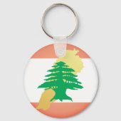 Libanon - Landesfarben Schlüsselanhänger (Vorderseite)