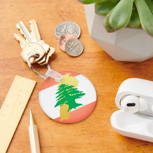 Libanon - Landesfarben Schlüsselanhänger