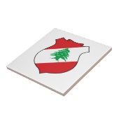 Libanon Landeswappen Symbol Emblem Flagge Fliese (Seite)
