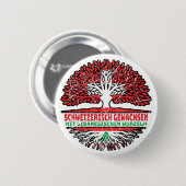 Libanon Libanesisch Schweizer Schweiz Baum Wurzel Button (Vorne & Hinten)