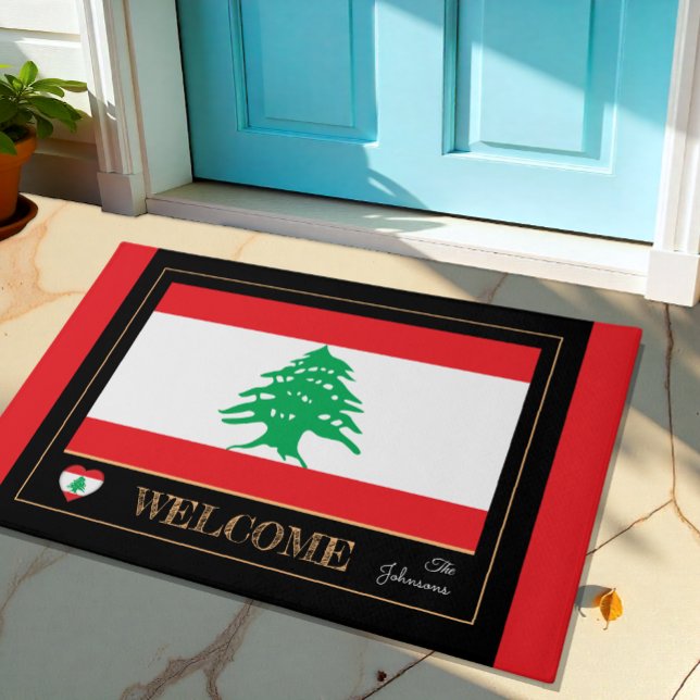 Libanon & Libanesische Fahthäuser - Matten/Sport W Fußmatte (Von Creator hochgeladen)