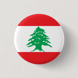 Libanon (libanesische Flagge) Button