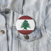 Libanon, libanesische Flagge in Dunkelheit, versch Button (Beispiel)