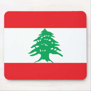 Libanon (libanesische Flagge) Mousepad