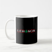 Libanon Libanon Fahne Asien Levant Travel Cedar Be Kaffeetasse (Links)