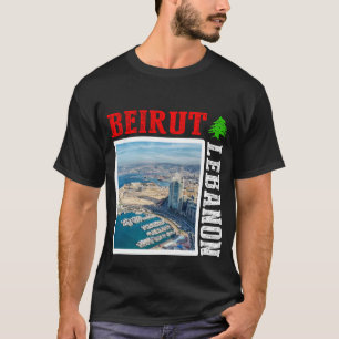 Libanon, Libanon, Libanonflagge, Libanonflagge. T-Shirt