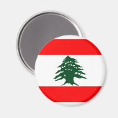 Libanon_magnet Magnet (Vorderseite/Rückseite)